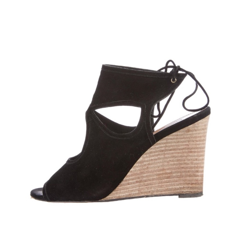 Aquazzura Sexy Thing Wedge Sandals size 9